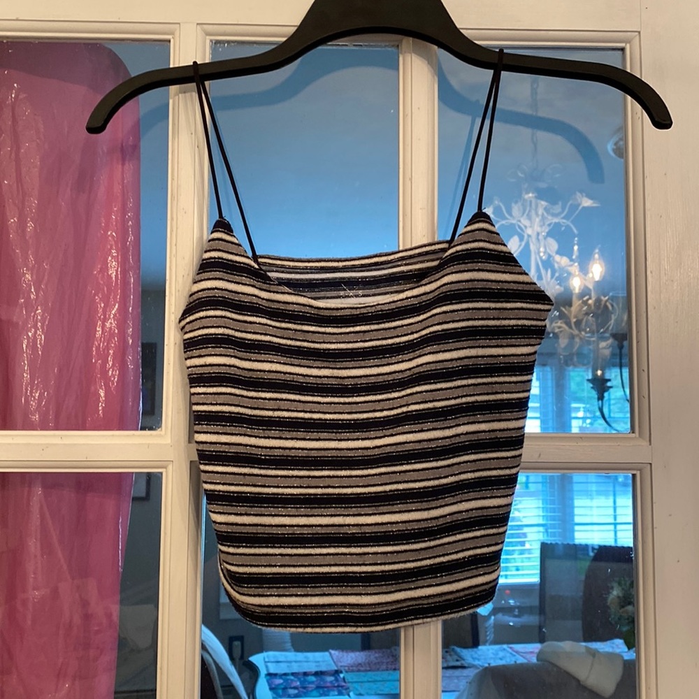 Spaghetti strap crop top